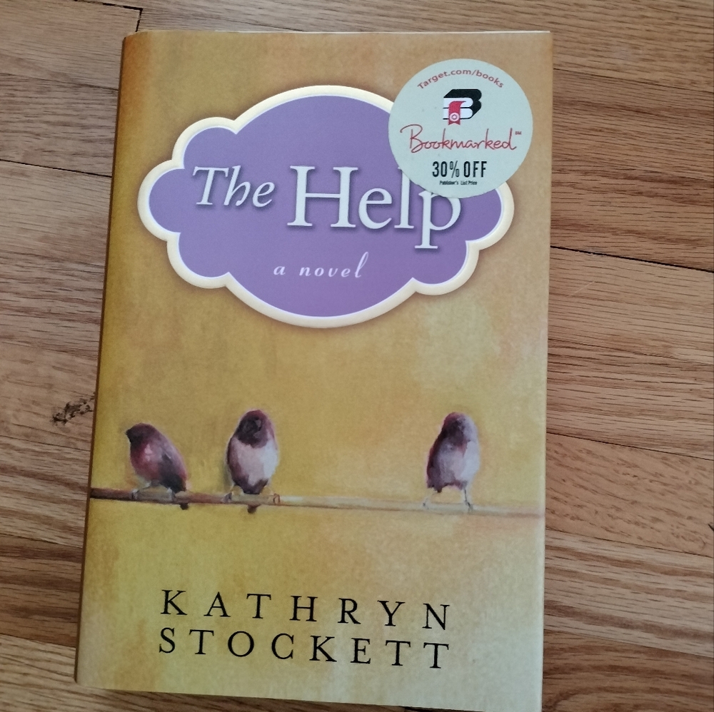 The Help by Kathryn Stockett - Hardcover with Yellow and Purple Cover